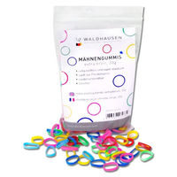 Produktbild von Waldhausen Mähnengummis extra breit multicolor reißfest für Pferde