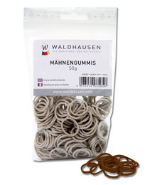 Waldhausen Mähnengummis Haargummis im Beutel 50 g - 50 g – Bild 1 von 3