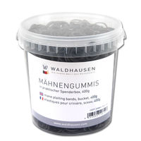 Produktbild von Waldhausen Mähnengummis Schwarz im Eimer 400g - 150 g