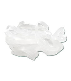 Waldhausen Mähnengummis XL aus Silikon transparent und weiß - 30 g – Bild 1 von 4