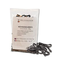 Produktbild von Waldhausen Mähnengummis XL extra breit weiß und schwarz - 30 g