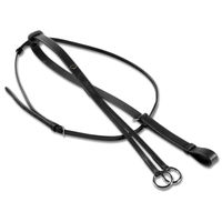 Produktbild von Waldhausen Martingal X-Line Hilfszügel aus Leder für Warmblut in Schwarz