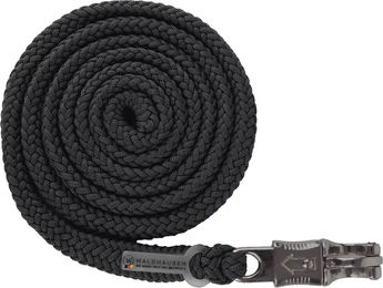 Produktbild von Waldhausen Modern Longierleine mit Panikverschluss in Rosa und Schwarz - 2 m