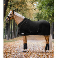 Produktbild von Waldhausen Modern Rose Pferdedecke Fleecedecke Schwarz Rosa Gold 125 cm