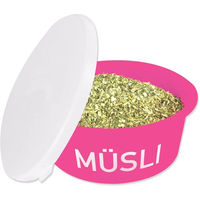 Produktbild von Waldhausen Müsli-Schale mit Deckel Futterschüssel aus Kunststoff Pink