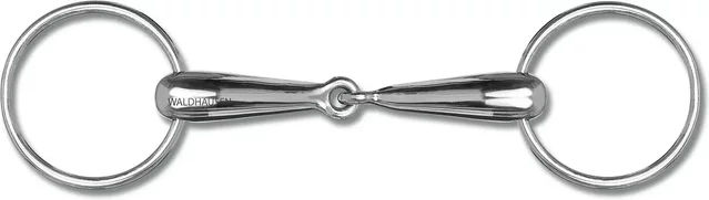 Produktbild von Waldhausen Munsch Gebiss mit 2 Ringen für das Pferd aus Metall in Silber