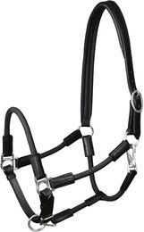 Waldhausen Nevada Lederhalfter für Pferde Warmblut Schwarz – Bild 1 von 5