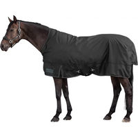 Produktbild von Waldhausen Nordic Outdoordecke für Pferde mit High Neck in Schwarz Größe 125