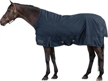 Waldhausen Nordic Outdoordecke für Pferde mit High Neck und 100g Füllung in Blau 145 cm – Bild 1 von 5