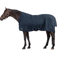 Produktbild von Waldhausen Nordic Outdoordecke für Pferde mit High Neck und 100g Füllung in Blau 145 cm