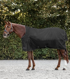 Waldhausen Nordic Outdoordecke für Pferde mit High Neck in Schwarz 125 cm – Bild 1 von 2