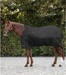 Waldhausen Nordic Outdoordecke für Pferde mit High Neck in Schwarz 135 cm – Bild 1 von 4