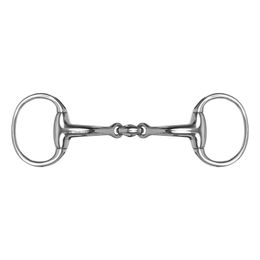 Produktbild von Waldhausen Olivenkopfgebiss anatomisch doppelt gebrochen aus Edelstahl 12,5 cm