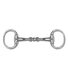 Produktbild von Waldhausen Olivenkopfgebiss anatomisch doppelt gebrochen aus Edelstahl in Silber