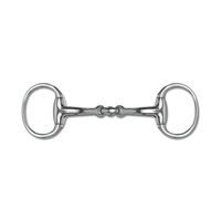 Produktbild von Waldhausen Olivenkopfgebiss anatomisch doppelt gebrochen aus Edelstahl in Silber