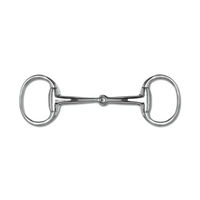 Produktbild von Waldhausen Olivenkopfgebiss Edelstahl einfach gebrochen 13,5 cm 18 mm Silber
