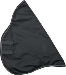 Waldhausen Outdoorhalsteil für Pferde aus Polyester in Schwarz für Vollblut – Bild 1 von 3