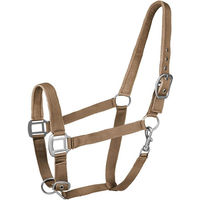 Produktbild von Waldhausen Perlonhalfter Satin Cappuccino für Vollblut