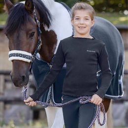 Waldhausen Pferdedecke Lucky Abschwitzdecke aus Polyester Blau – Bild 1 von 3