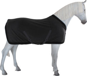 Waldhausen Pferdefleece-Abschwitzdecke Comfort Esperia Two 135 cm Dunkelblau/Creme – Bild 1 von 5