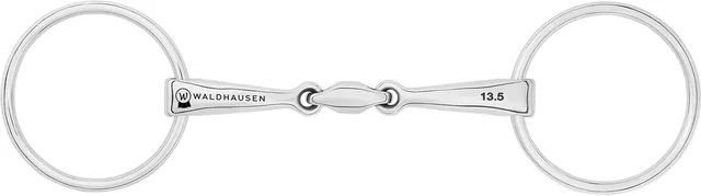 Produktbild von Waldhausen Pferdegebiss doppelt gebrochen mit Verriegelungssystem aus Edelstahl 16 mm
