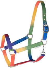 Waldhausen Pferdehalfter Arc-en-ciel Bunt für Vollblut und Warmblut aus Stoff – Bild 1 von 3