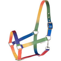 Produktbild von Waldhausen Pferdehalfter Regenbogen aus Nylon für Pony - 1 Stk.