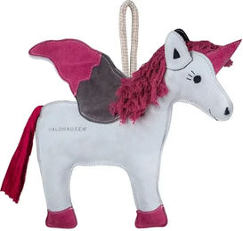 Waldhausen Pferdespielzeug Einhorn Emily aus Kunststoff in Weiß und Rosa – Bild 1 von 4