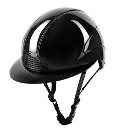 Waldhausen Polo Reithelm Swing H24 Lady Glossy Schwarz 51-55 cm – Bild 1 von 6