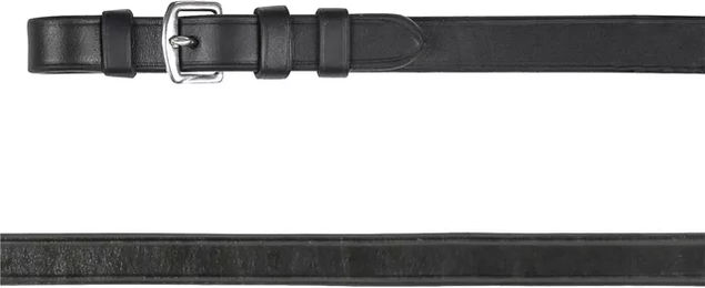 Waldhausen Pony Gurtzügel X-Line Schwarz aus Leder – Bild 1 von 2