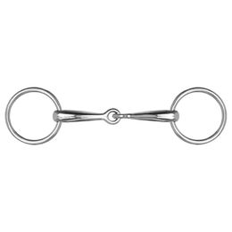 Waldhausen Pony Wassertrense Economic aus Edelstahl mit 2 Ringen und einfach gebrochenem Mundstück – Bild 1 von 3