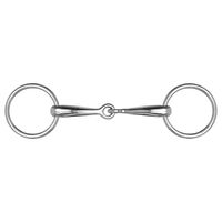 Produktbild von Waldhausen Pony Wassertrense Economic aus Edelstahl mit 2 Ringen und einfach gebrochenem Mundstück