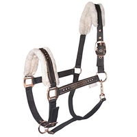Produktbild von Waldhausen Ponyhalfter Elegant mit Kunstfell in Schwarz