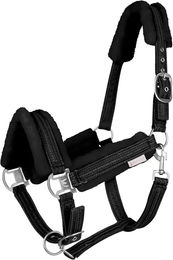 Waldhausen Ponyhalfter Sparkle aus Kunstleder in Schwarz – Bild 1 von 2