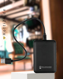 Produktbild von Waldhausen Powerbank Schwarz aus Kunststoff