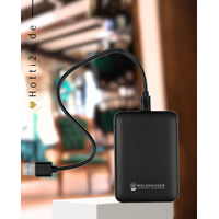 Produktbild von Waldhausen Powerbank Schwarz aus Kunststoff