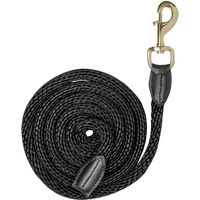 Produktbild von Waldhausen Präsentationsleine mit Karabiner in Schwarz und Gold
