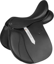 Produktbild von Waldhausen Premium Gemischter Sattel für Pferde aus Leder 17,5 Zoll/44 cm