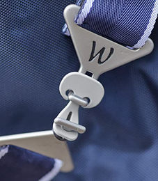 Waldhausen Premium Outdoordecke aus Polyester in Nachtblau 155 x 155 cm – Bild 1 von 2