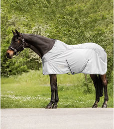 Waldhausen Protect Regen-Fliegendecke für Pferde in Grau/Silber aus Polyester – Bild 1 von 3
