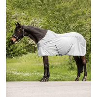 Produktbild von Waldhausen Protect Regen-Fliegendecke für Pferde in Grau/Silber aus Polyester