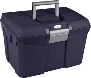 Waldhausen Putzbox aus Kunststoff abschließbar Blau Grau – Bild 1 von 5