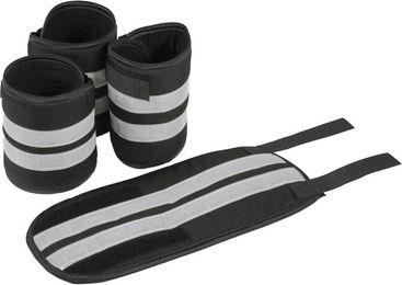 Waldhausen Reflex Gamaschen Set aus Polyester in Schwarz Silber und Grau – Bild 1 von 6