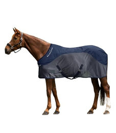 Waldhausen Regen-Fliegendecke Comfort für Pferde Blau 145 cm – Bild 1 von 7