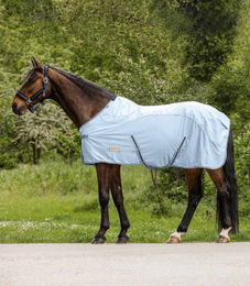Waldhausen Regen-Fliegendecke Protect für Pferde Blau 165 cm – Bild 1 von 9