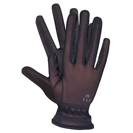 Waldhausen Reithandschuh Sunny Sommer Kunstleder Schwarz XL – Bild 1 von 5