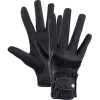 Produktbild von Waldhausen Reithandschuhe aus Kunstleder Schwarz Unisex Größe S