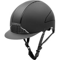 Produktbild von Waldhausen Reithelm Swing H24 Chrome Silber Schwarz Unisex 51-55 cm