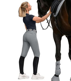 Waldhausen Reithose Comfort Ride Silikon Grau Gr. 44 wasserabweisend – Bild 1 von 2