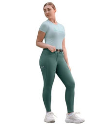 Waldhausen Reithose Comfort Ride wasserabweisend Grün Größe 46 – Bild 1 von 2